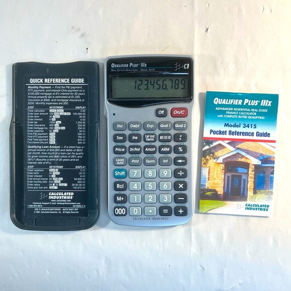 Mortgage Financial Calculator from Calculated Industries Model 3415 - Picture 1 of 10